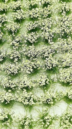 Przejdź do produktu BSM 200101 - Kępy kwiatów samoprzylepne 4-6 mm x 60 szt - Flower Tufts - White