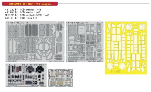 Przejdź do produktu EDUARD BIG49262 - 1:48 Bf 110D