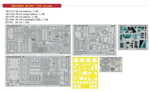 Przejdź do produktu EDUARD BIG49260 - 1:48 Mi-24V