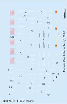 Przejdź do produktu EDUARD D48059 - 1:48 F6F-5 stencils