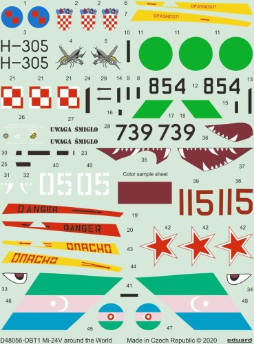 Przejdź do produktu EDUARD D48056 - 1:48 Mi-24V around the World