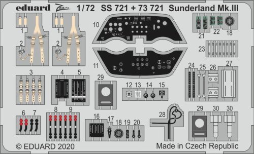Przejdź do produktu EDUARD SS721 - 1:72 Sunderland Mk.III