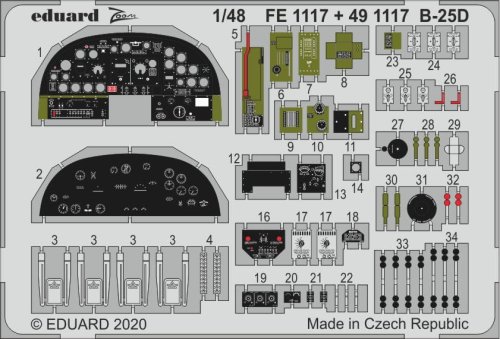 Przejdź do produktu EDUARD FE1117 - 1:48 B-25D