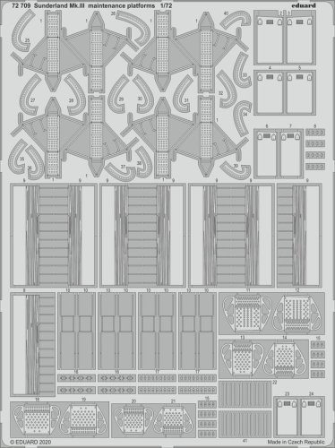 Przejdź do produktu EDUARD 72709 - 1:72 Sunderland Mk.III maintenance platforms