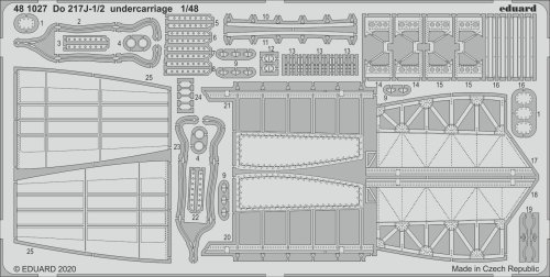 Przejdź do produktu EDUARD 481027 - 1:48 Do 217J-1/2 undercarriage