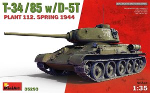 MINIART 35293 - 1:35 T-34-85 w/D-5T Plant 112 Spring 44