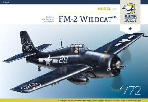 Przejdź do produktu ARMA HOBBY 70033 - 1:72 FM-2 Wildcat - Model Kit