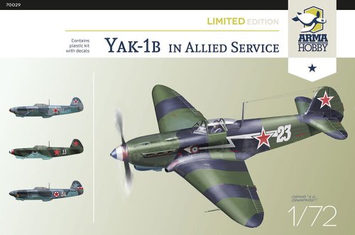 Przejdź do produktu ARMA HOBBY 70029 - 1:72 Yakovlev Yak-1B in Allied service - Limited Edition