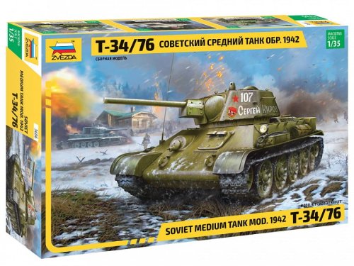 Przejdź do produktu ZVEZDA 3686 - 1:35 T-34/76 Soviet Medium Tank Mod.1942