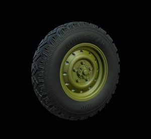 PANZERART RE35-542 - 1:35 Land Rover Defender Road wheels (Goodyear)