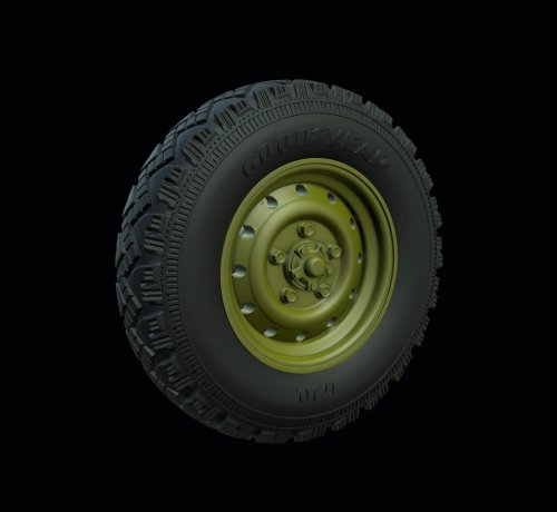 Przejdź do produktu PANZERART RE35-542 - 1:35 Land Rover Defender Road wheels (Goodyear)