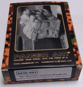 PANZERART RE35-662 - 1:35 Turret stowage bin for M4 Sherman 75