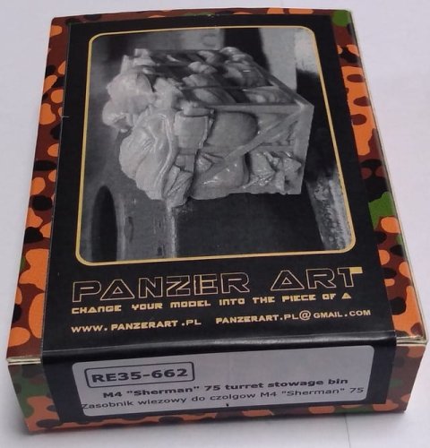 Przejdź do produktu PANZERART RE35-662 - 1:35 Turret stowage bin for M4 Sherman 75