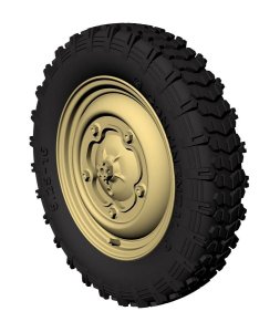 PANZERART RE35-626 - 1:35 Schwimmwagen Road wheels (Extra Gelande)