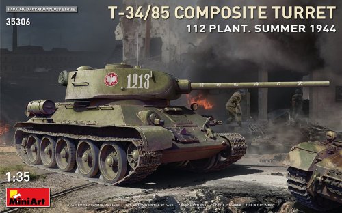 Przejdź do produktu MINIART 35306 - 1:35 T-34/85 Compoosite Turret 112 Plant. Summer 1944