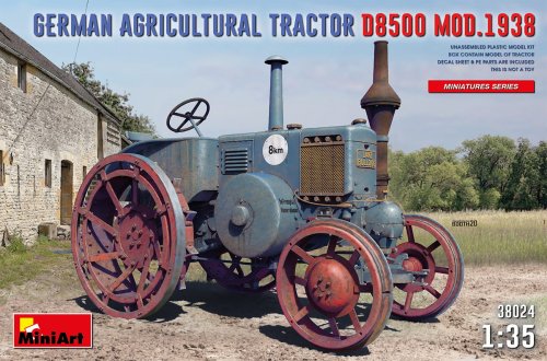 Przejdź do produktu MINIART 38024 - 1:35 German Agricultural Tractor D8500 Mod. 1938