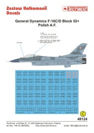 Przejdź do produktu TECHMOD 48124 - 1:48 F-16 C/D Polish AF