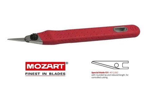 Przejdź do produktu MOZART P1T 2515.04 - 8F Nóż modelarski