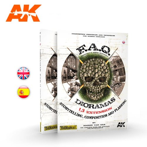 Przejdź do produktu AK INTERACTIVE 8150 - Dioramas F.A.Q. 1.3 Extension - Storytelling, Composition and Planning