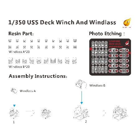 Przejdź do produktu VERY FIRE USS01 - 1:350 USS Windlass(2 types, 30 sets)