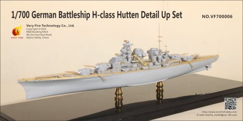 Przejdź do produktu VERY FIRE VF700006 - 1:700 DKM H-Class H-39 Hutten Detail-up Set for VeryFire 700903