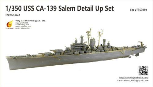 Przejdź do produktu VERY FIRE VF350022 - 1:350 USS Salem CA-139 Detail Up Set