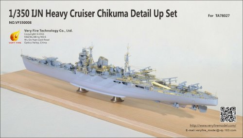 Przejdź do produktu VERY FIRE VF350008 - 1:350 IJN Heavy Cruiser Chikuma Detail Up Set
