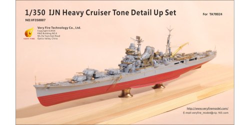 Przejdź do produktu VERY FIRE VF350007 - 1:350 IJN Heavy Cruiser Tone Detail Up Set for Tamiya