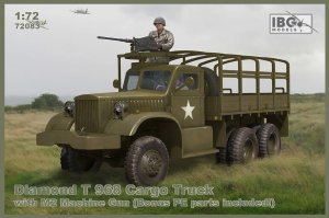 IBG 72083 - 1:72 Diamond T 968 Cargo Truck with M2 Machine Gun