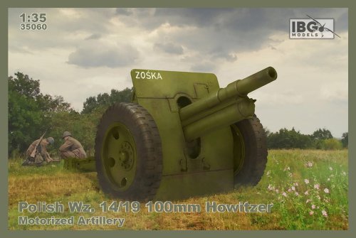 Przejdź do produktu IBG 35060 - 1:35 Polish Wz. 14/19 100mm Howitzer - Motorized Artillery