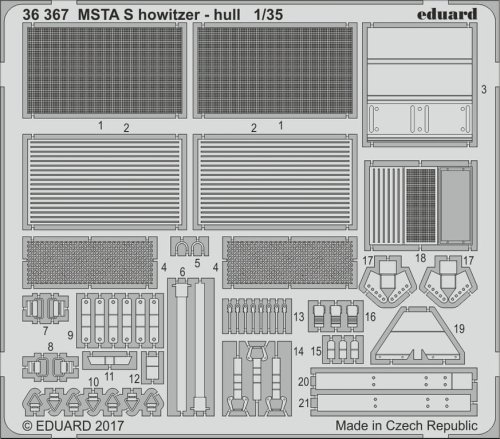 Przejdź do produktu EDUARD 36367 - 1:35 MSTA S howitzer - hull