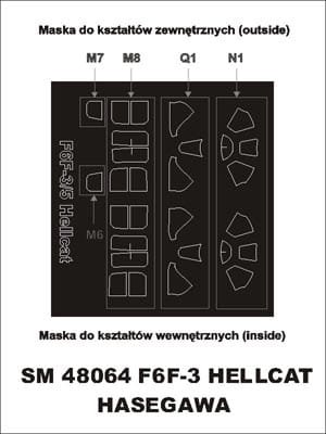 Przejdź do produktu MONTEX SM48064 - 1:48 F6F-3 Hellcat