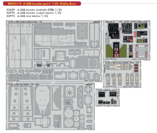 Przejdź do produktu EDUARD BIG33119 - 1:32 A-26B Invader part I
