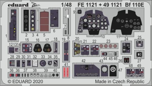 Przejdź do produktu EDUARD FE1121 - 1:48 Bf 110E