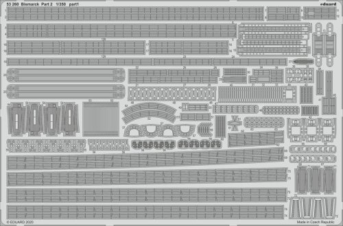 Przejdź do produktu EDUARD 53260 - 1:350 Bismarck part 2