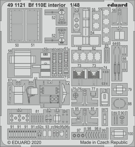 Przejdź do produktu EDUARD 491121 - 1:48 Bf 110E interior