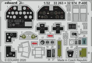 EDUARD 33263 - 1:32 P-40E