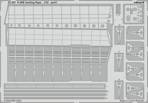 Przejdź do produktu EDUARD 32457 - 1:32 P-40E landing flaps