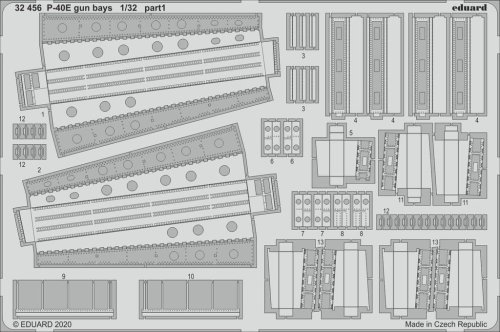 Przejdź do produktu EDUARD 32456 - 1:32 P-40E gun bays