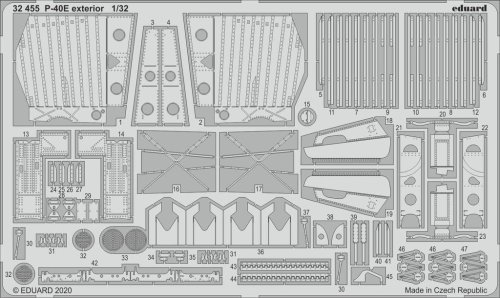 Przejdź do produktu EDUARD 32455 - 1:32 P-40E exterior