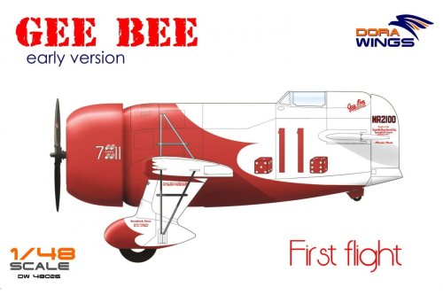 Przejdź do produktu DORA WINGS DW 48026 - 1:48 Gee Bee Super Sportster R-1 ( early )