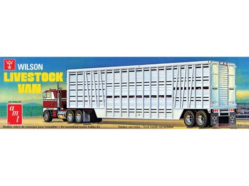 Przejdź do produktu AMT 1106 - 1:25 Wilson Livestock Van Trailer