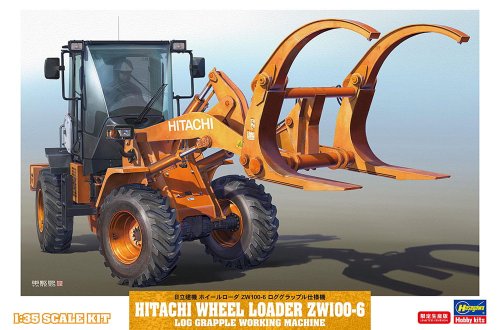 Przejdź do produktu HASEGAWA 66105 - 1:35 Hitachi Wheel Loader ZW100-6 Log Grapple Working Machine