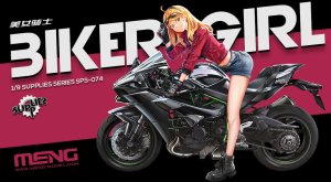 MENG MODEL SPS074 - 1:9 Biker Girl