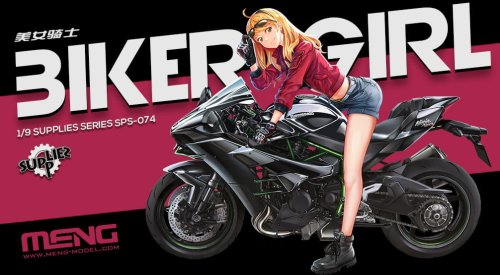 Przejdź do produktu MENG MODEL SPS074 - 1:9 Biker Girl