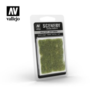 VALLEJO SC424 - Kępy traw - Wild Tuft - Dry Green