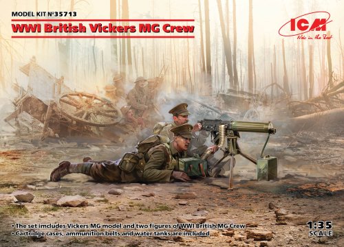 Przejdź do produktu ICM 35713 - 1:35 WWI British Vickers MG Crew