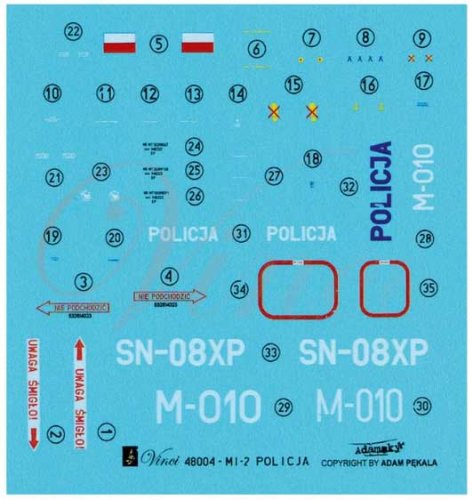 Przejdź do produktu BIGMODEL VINCI 48004 - 1:48 Mi-2 Policja