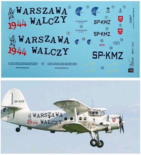Przejdź do produktu BIGMODEL VINCI 48001 - 1:48 An-2 Warszawa Walczy