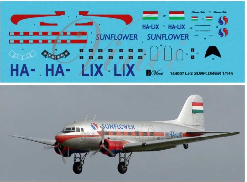 Przejdź do produktu BIGMODEL VINCI 144007 - 1:144 Li-2 Sunflower